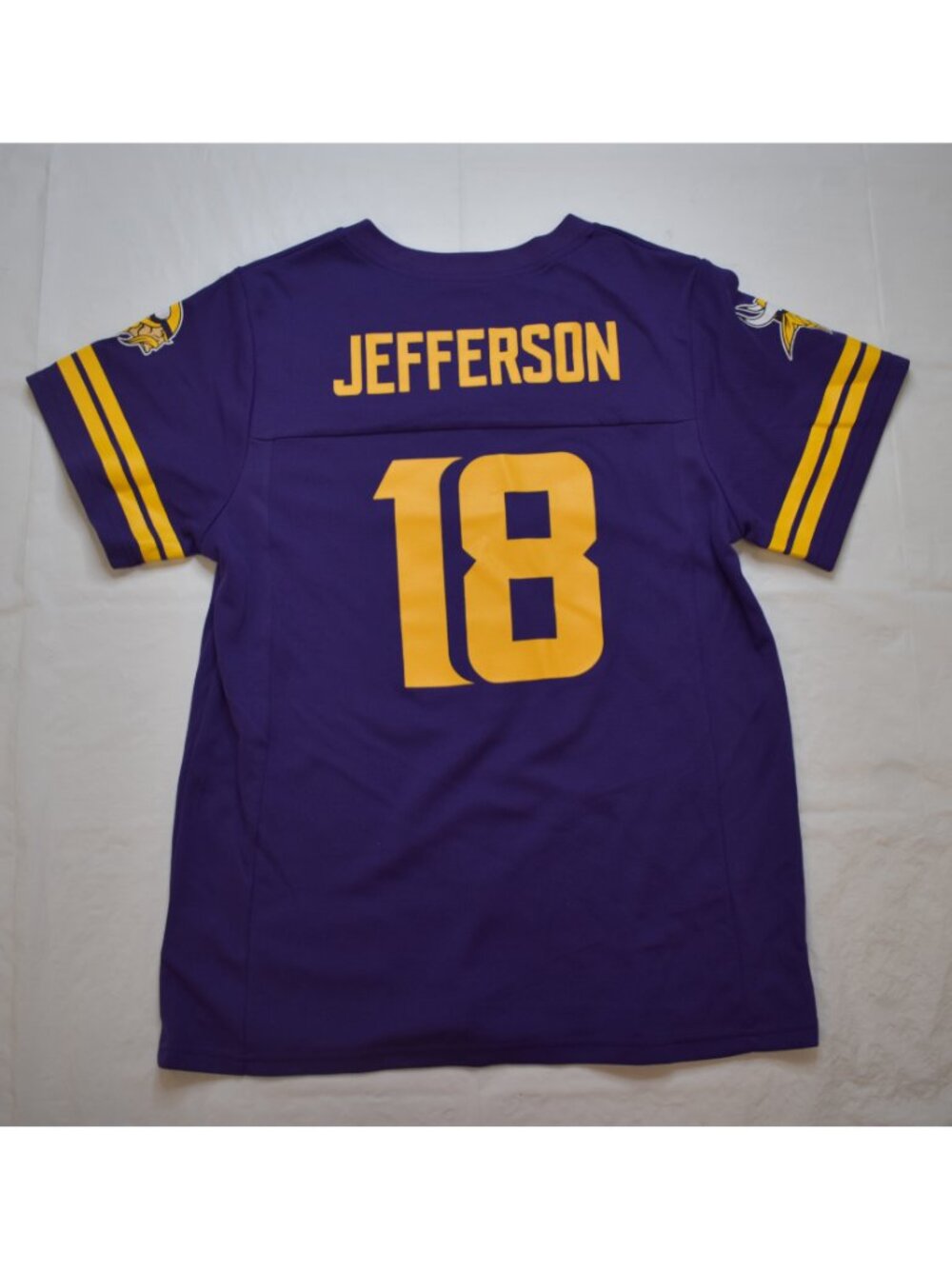 NFL Team Apparel Womens Minnesota Vikings Justin Jefferson Jersey New Medium